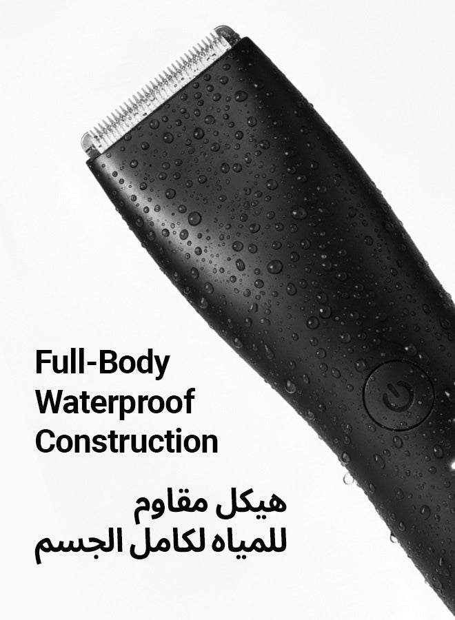 ماكينة حلاقة احترافية مقاومة للماء للرجال – للاستخدام الجاف والرطب، تصميم مريح، قابلة للغسل بالكامل، أداة مثالية للعناية أثناء السفر - Image 3